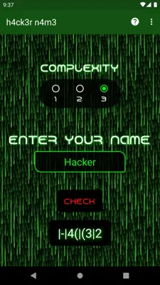 Hacker Name android App screenshot 2