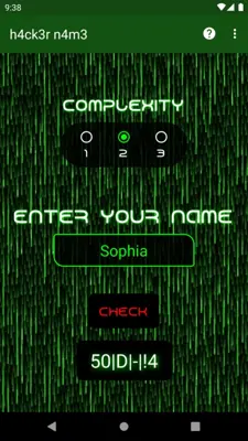 Hacker Name android App screenshot 3